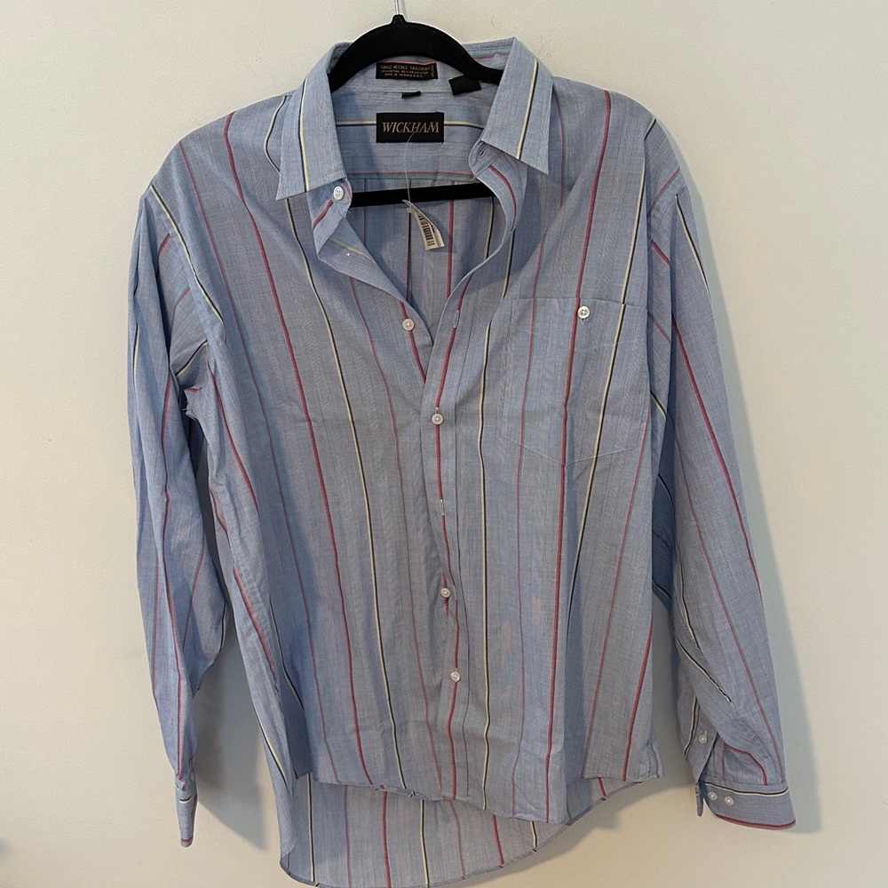 Mens striped Button up shirt